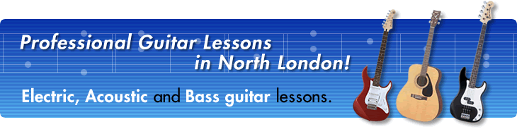 Guitar Lessons, Guitar Teacher offering Electric guitar, Acoustic guitar and Bass Guitar Tuition, West Finchley, North and Central London
